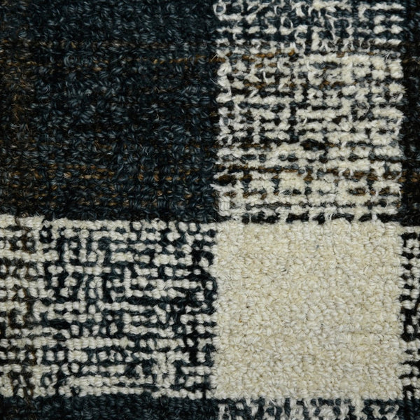Amer Rugs Tartan Farmhouse Plaid Hand-tufted Area Rug - Luxurious 100% Wool, Perfect For High-traffic Spaces Charcoal Wool Tra60203