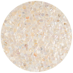 Safavieh Zaira End Table - Handcrafted Balinese Shell Mosaic Design With Elegant Lacquer Finish For Modern Spaces Beige / Multi TRB1000D