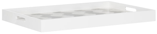 Safavieh Abba Tray Table Black ,White  Trb1002b