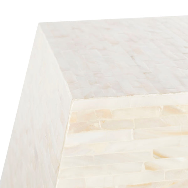 Safavieh Lea Mosaic Geometric Side Table - Chic Accent For Living Room, Entryway, Or Bedroom Décor, 19.7" W TRB1010A