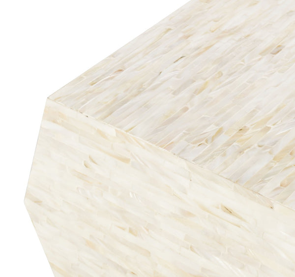 Safavieh Lea Mosaic Geometric Side Table - Chic Accent For Living Room, Entryway, Or Bedroom Décor, 19.7" W TRB1010A