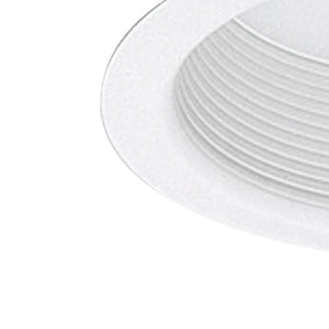 Thomas Lighting Trace Recessed Baffle Trim Matte White Flush Ceiling Light for Modern Interiors TRB30W