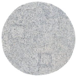 Safavieh Trace Hand-Tufted 100% Wool Geometric Rug In Grey — Plush Durable Pile, Modern Transitional Style 9'-0" x 12'-0" TRC151F-9
