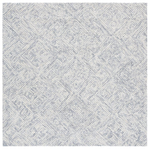 Safavieh Trace Hand-Tufted 100% Wool Geometric Rug In Grey — Plush Durable Pile, Modern Transitional Style 9'-0" x 12'-0" TRC151F-9
