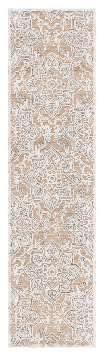 Safavieh Trace 304 Hand Tufted Transitional Rug Gold / Ivory TRC304D-8