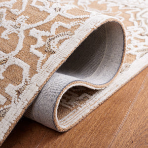 Safavieh Trace 304 Hand Tufted Transitional Rug Gold / Ivory TRC304D-8