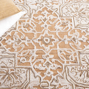 Safavieh Trace 304 Hand Tufted Transitional Rug Gold / Ivory TRC304D-8