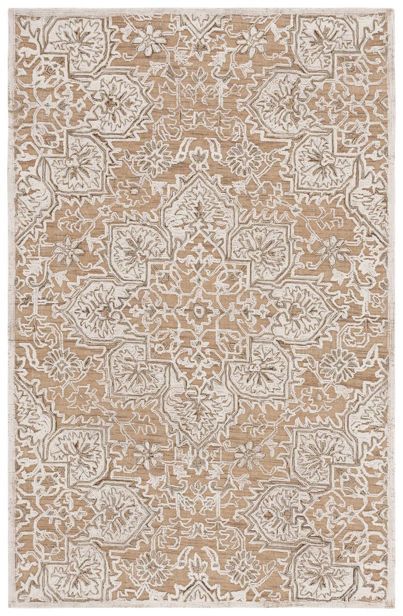 Safavieh Trace 304 Hand Tufted Transitional Rug Gold / Ivory TRC304D-8