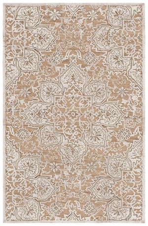 Safavieh Trace 304 Hand Tufted Transitional Rug Gold / Ivory TRC304D-8