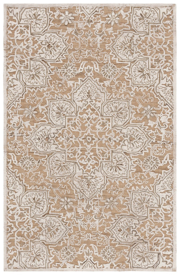 Safavieh Trace 304 Hand Tufted Transitional Rug Gold / Ivory TRC304D-8