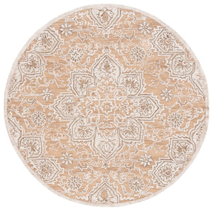 Safavieh Trace 304 Hand Tufted Transitional Rug Gold / Ivory TRC304D-8