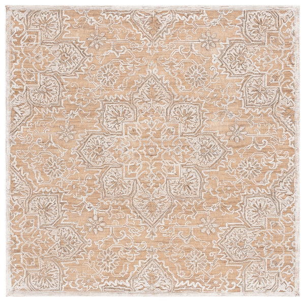 Safavieh Trace 304 Hand Tufted Transitional Rug Gold / Ivory TRC304D-8