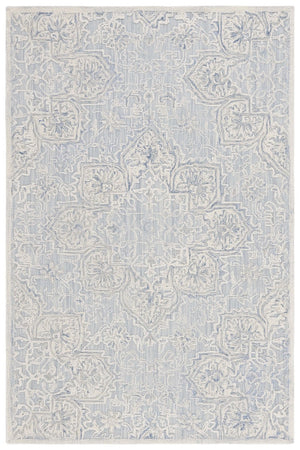Safavieh Trace 304 Hand Tufted Transitional Rug Light Blue / Ivory TRC304K-8