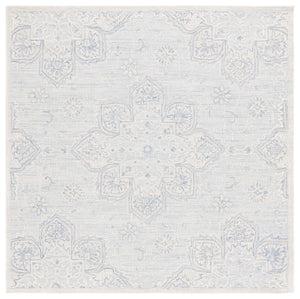 Safavieh Trace 304 Hand Tufted Transitional Rug Light Blue / Ivory TRC304K-8