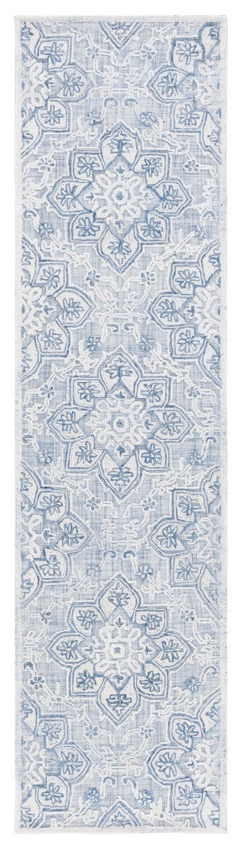 Safavieh Trace 304 Hand Tufted Transitional Rug Blue / Ivory TRC304M-8