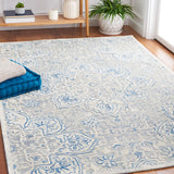 Safavieh Trace 304 Hand Tufted Transitional Rug Blue / Ivory TRC304M-8