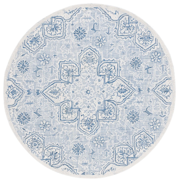 Safavieh Trace 304 Hand Tufted Transitional Rug Blue / Ivory TRC304M-8