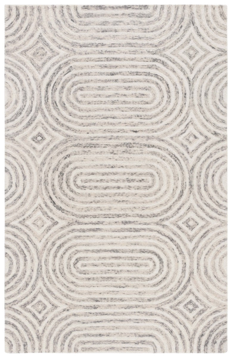 Safavieh Trace 310 Hand Tufted Transitional Rug Grey / Ivory TRC310F-8