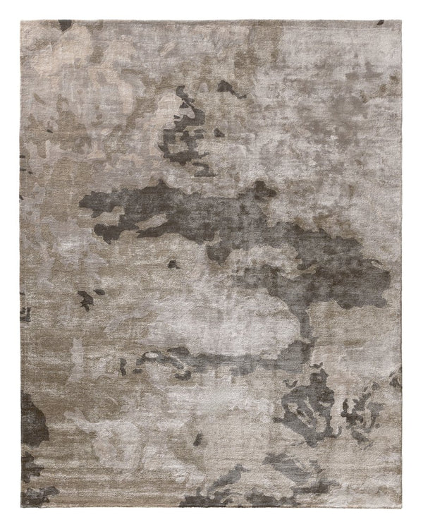 Jaipur Living Transcend Glacier Trd01 Tufted Handmade 100% Viscose Abstract Abstract Indoor Rug Gray, Sage 100% Viscose, 100% Polyester Rug129669