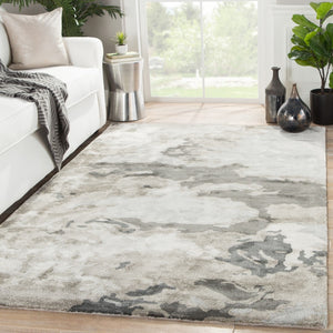 Jaipur Living Transcend Glacier Modern Handmade Indoor Rug Gray 12'x18'