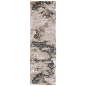 Jaipur Living Transcend Glacier Trd01 Tufted Handmade 100% Viscose Abstract Abstract Indoor Rug Gray, Sage 100% Viscose, 100% Polyester Rug129669