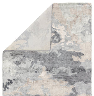 Jaipur Living Transcend Glacier Trd04 Tufted Handmade 100% Viscose Abstract Abstract Indoor Rug Gray, Blue 100% Viscose, 100% Polyester Rug143907