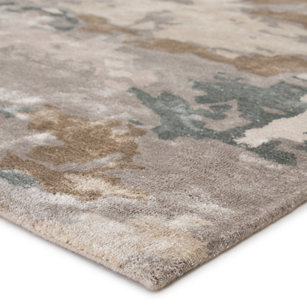Jaipur Living Transcend Glacier Trd05 Tufted Handmade 100% Viscose Contemporary/Modern Abstract Indoor Rug Taupe, Tan 100% Viscose, 100% Polyester Rug145732
