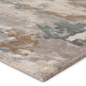 Jaipur Living Transcend Glacier Trd05 Tufted Handmade 100% Viscose Contemporary/Modern Abstract Indoor Rug Taupe, Tan 100% Viscose, 100% Polyester Rug145732