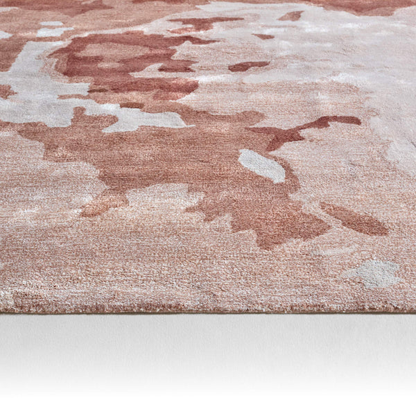 Jaipur Living Jaipur Living Glacier Viscose Hand Tufted Abstract Plush Accent Rug for Bedroom Peach RSW104711