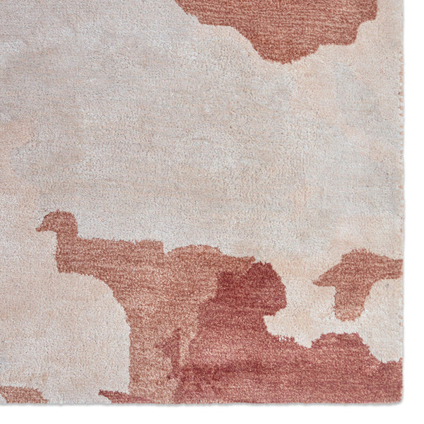 Jaipur Living Jaipur Living Glacier Viscose Hand Tufted Abstract Plush Accent Rug for Bedroom Peach RSW104711