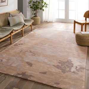 Jaipur Living Transcend Glacier TRD06 Handmade Hand Tufted Indoor Rug Peach 5' x 8'