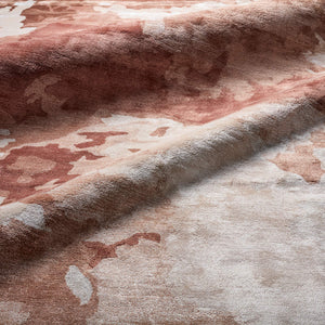 Jaipur Living Jaipur Living Glacier Viscose Hand Tufted Abstract Plush Accent Rug for Bedroom Peach RSW104711