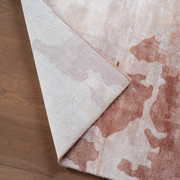 Jaipur Living Jaipur Living Glacier Viscose Hand Tufted Abstract Plush Accent Rug for Bedroom Peach RSW104711