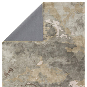 Jaipur Living Jaipur Living Glacier Viscose Hand Tufted Abstract Plush Accent Rug for Bedroom Green RSW104712