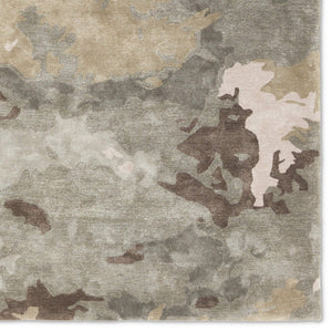 Jaipur Living Jaipur Living Glacier Viscose Hand Tufted Abstract Plush Accent Rug for Bedroom Green RSW104712