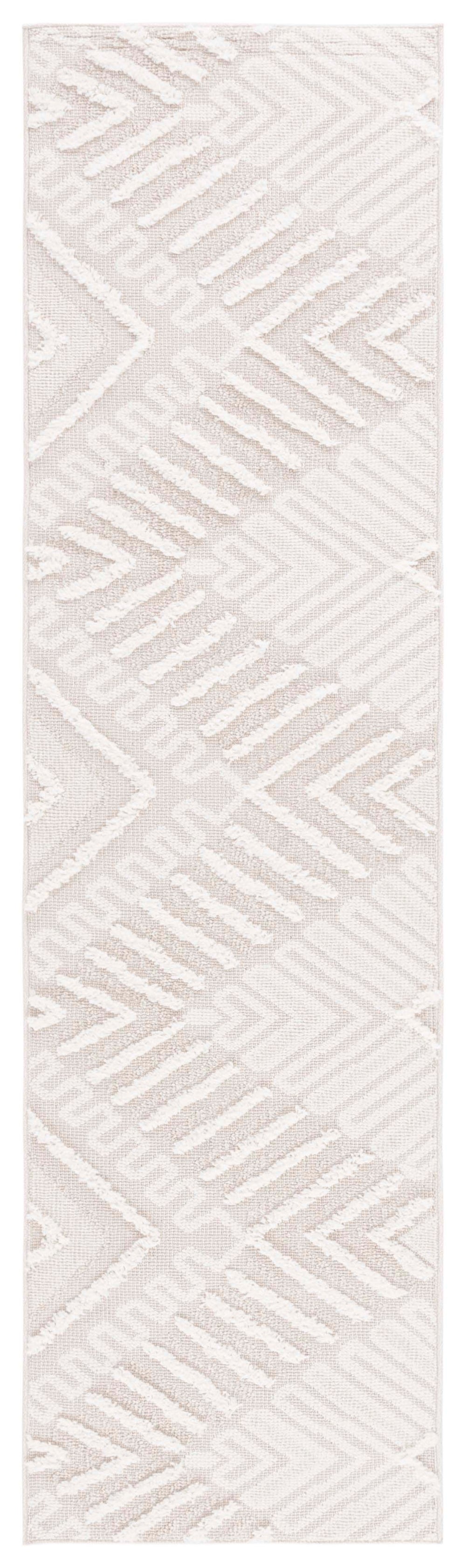 Safavieh Trends Luxurious Beige And Ivory Area Rug - Soft, Durable, Perfect For Any Home Décor Style Beige ,Ivory 70% Polyester,30% Polypropylene Trd104b-3