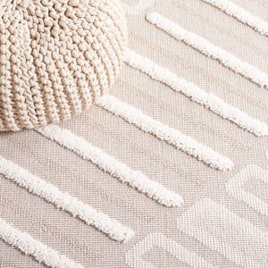 Safavieh Trends Luxurious Beige And Ivory Area Rug - Soft, Durable, Perfect For Any Home Décor Style Beige ,Ivory 70% Polyester,30% Polypropylene Trd104b-3