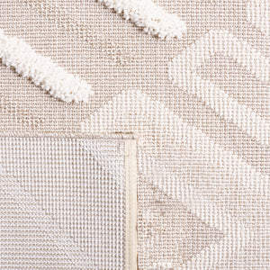 Safavieh Trends Luxurious Beige And Ivory Area Rug - Soft, Durable, Perfect For Any Home Décor Style Beige ,Ivory 70% Polyester,30% Polypropylene Trd104b-3