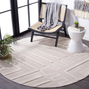 Safavieh Trends Luxurious Beige And Ivory Area Rug - Soft, Durable, Perfect For Any Home Décor Style Beige ,Ivory 70% Polyester,30% Polypropylene Trd104b-3