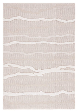 Safavieh Trends Elegant Beige And Ivory Wave Pattern Runner Rug - Modern Comfort For Any Space Beige ,Ivory 70% Polyester,30% Polypropylene Trd112b-2