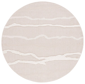 Safavieh Trends Elegant Beige And Ivory Wave Pattern Runner Rug - Modern Comfort For Any Space Beige ,Ivory 70% Polyester,30% Polypropylene Trd112b-2