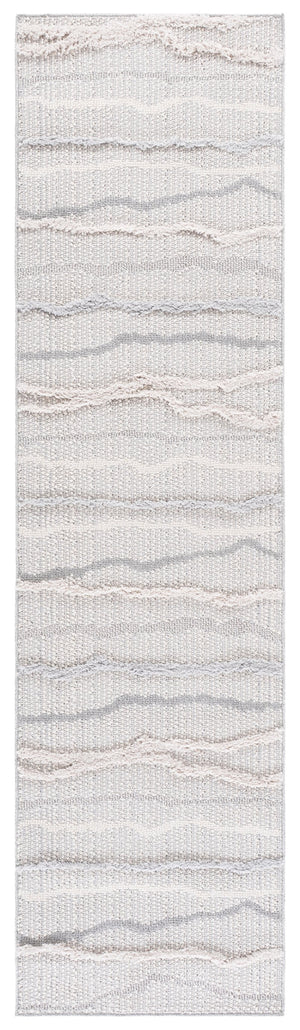 Safavieh Trends Abstract Ivory And Grey Area Rug — Power-Loomed Durability, Soft Texture For Living Spaces 4'-0" x 6'-0" TRD112F-4