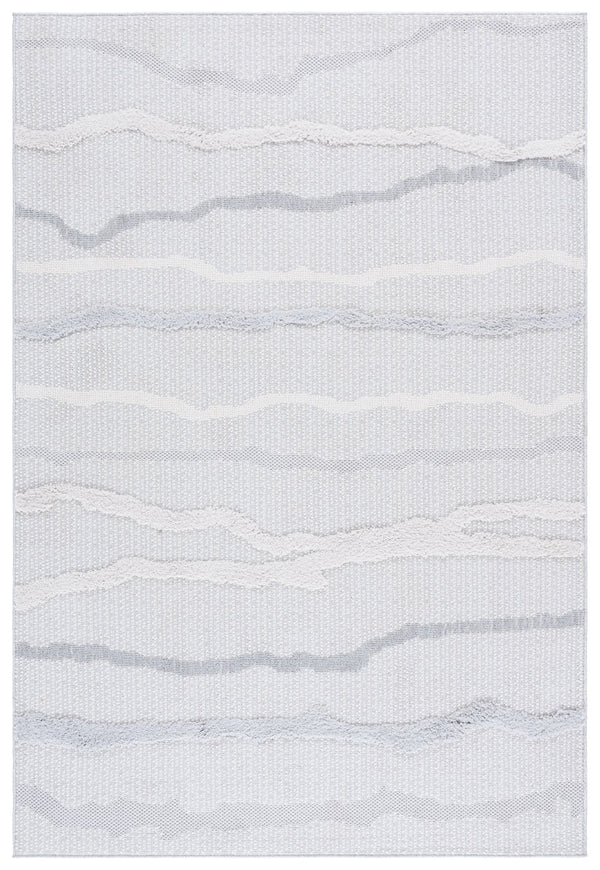 Safavieh Trends Abstract Ivory And Grey Area Rug — Power-Loomed Durability, Soft Texture For Living Spaces 4'-0" x 6'-0" TRD112F-4