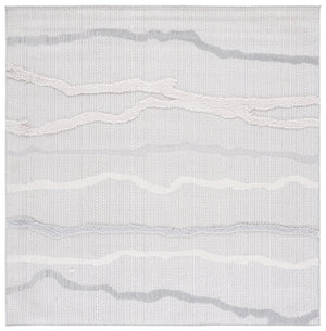 Safavieh Trends Abstract Ivory And Grey Area Rug — Power-Loomed Durability, Soft Texture For Living Spaces 4'-0" x 6'-0" TRD112F-4