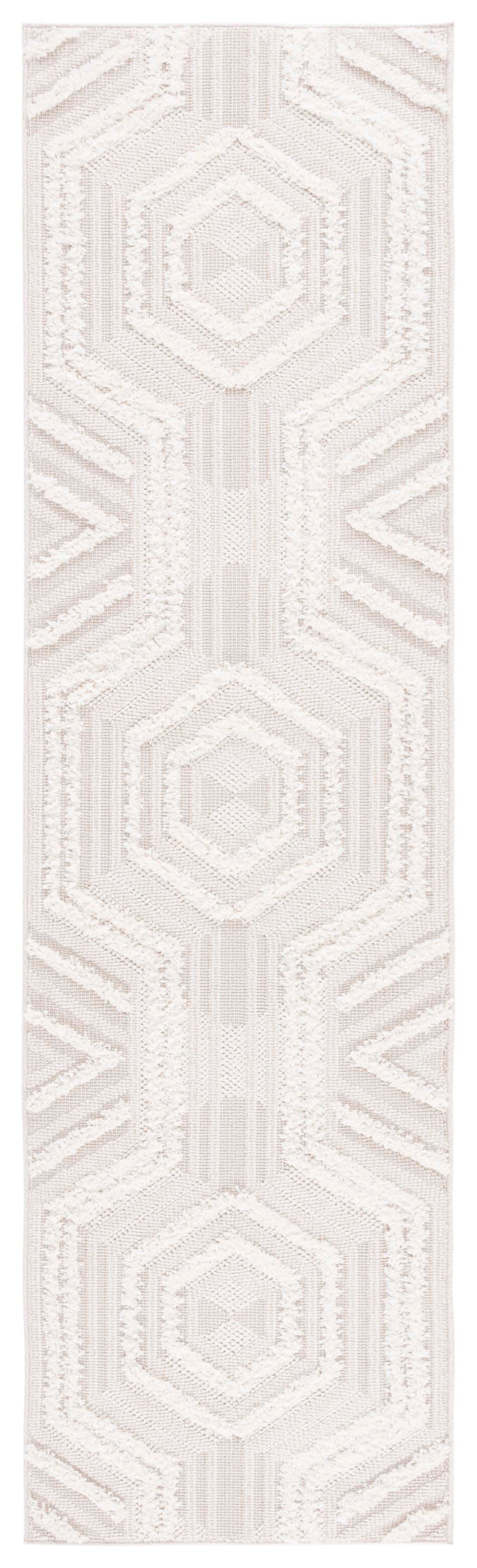Safavieh Trends Elegant Multi-textured Area Rug For Modern Homes – Stylish And Versatile Décor Solution Beige ,Ivory 70% Polyester,30% Polypropylene Trd114b-2