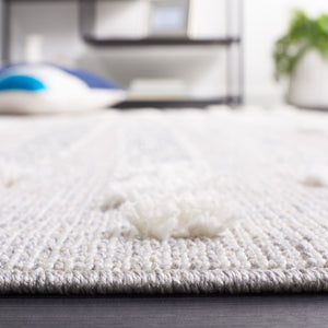 Safavieh Trends 122f Elegant Grey And Ivory Area Rug - Stylish Home Décor For Modern Living Spaces Grey ,Ivory 70% Polyester,30% Polypropylene Trd122f-5