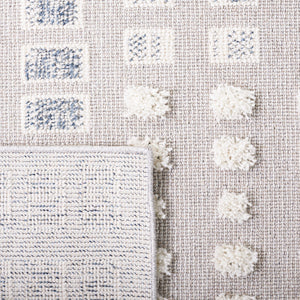 Safavieh Trends 122f Elegant Grey And Ivory Area Rug - Stylish Home Décor For Modern Living Spaces Grey ,Ivory 70% Polyester,30% Polypropylene Trd122f-5