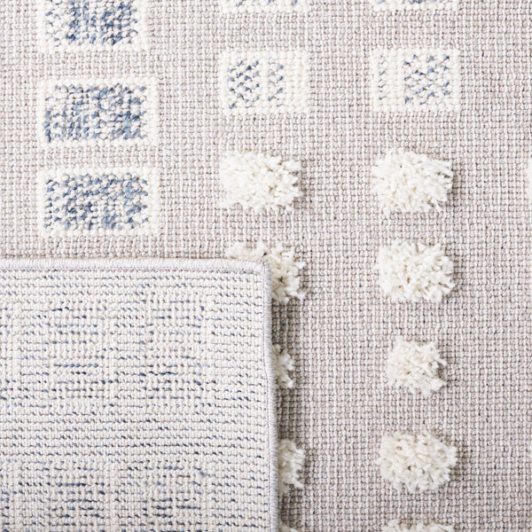 Safavieh Trends 122f Elegant Grey And Ivory Area Rug - Stylish Home Décor For Modern Living Spaces Grey ,Ivory 70% Polyester,30% Polypropylene Trd122f-5