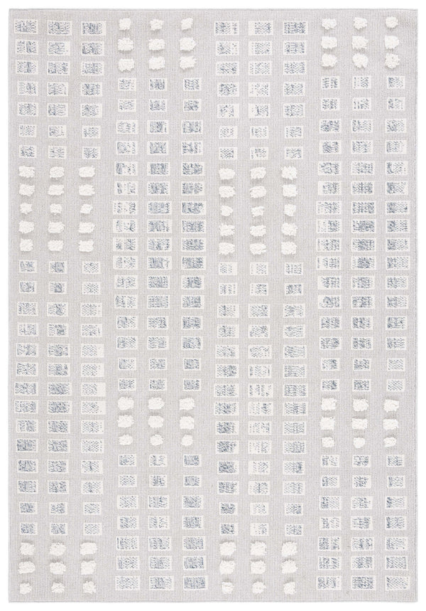 Safavieh Trends 122f Elegant Grey And Ivory Area Rug - Stylish Home Décor For Modern Living Spaces Grey ,Ivory 70% Polyester,30% Polypropylene Trd122f-5