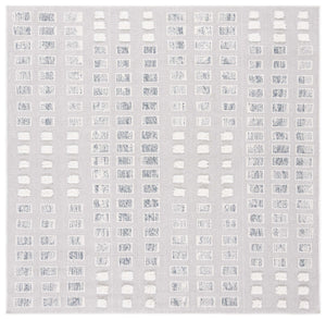 Safavieh Trends 122f Elegant Grey And Ivory Area Rug - Stylish Home Décor For Modern Living Spaces Grey ,Ivory 70% Polyester,30% Polypropylene Trd122f-5